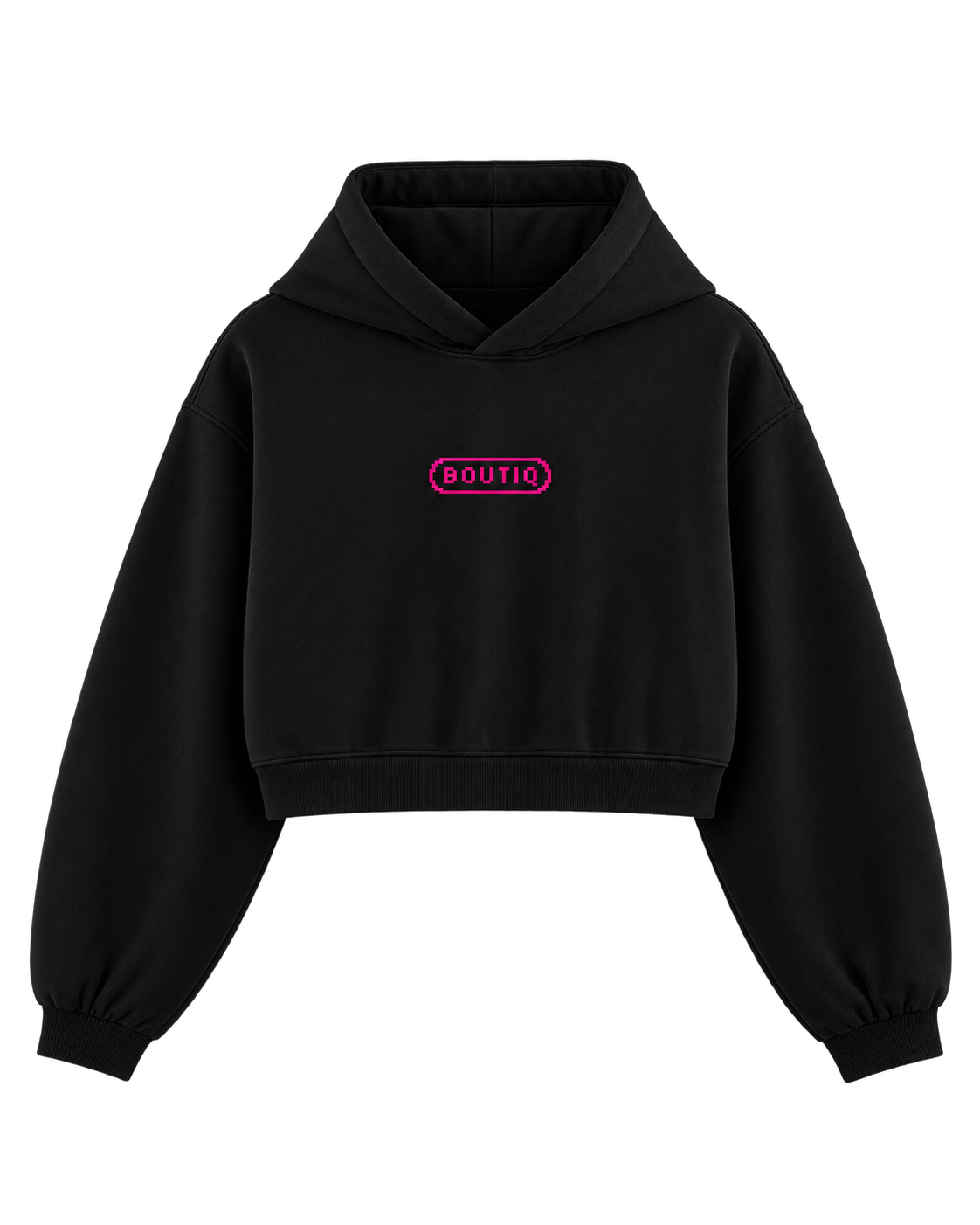 Cropped Women's Pixelmark Hoodie - HYPER