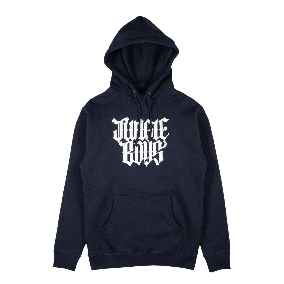 Script Hoodie (Navy)
