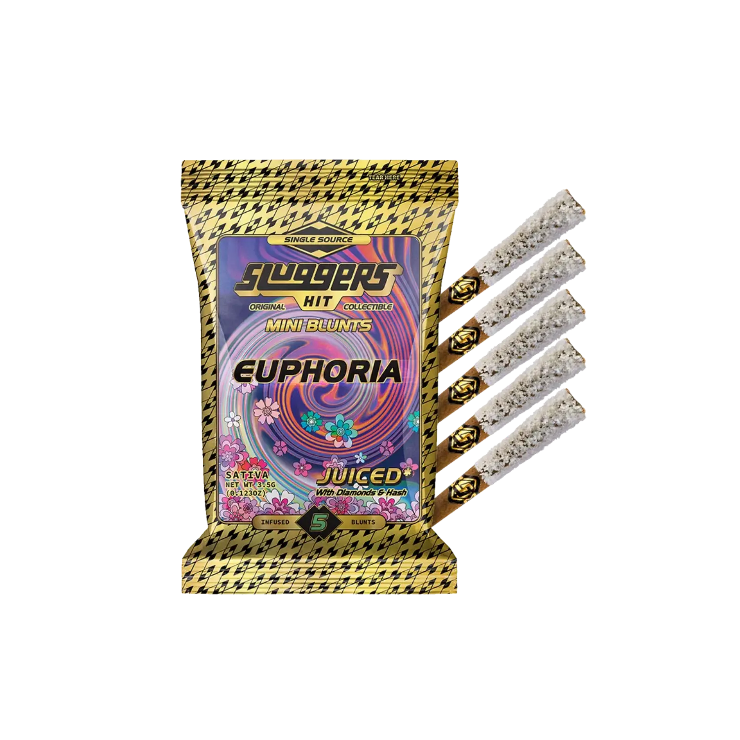 Sluggers — Mini Blunt 5-Pack · Euphoria