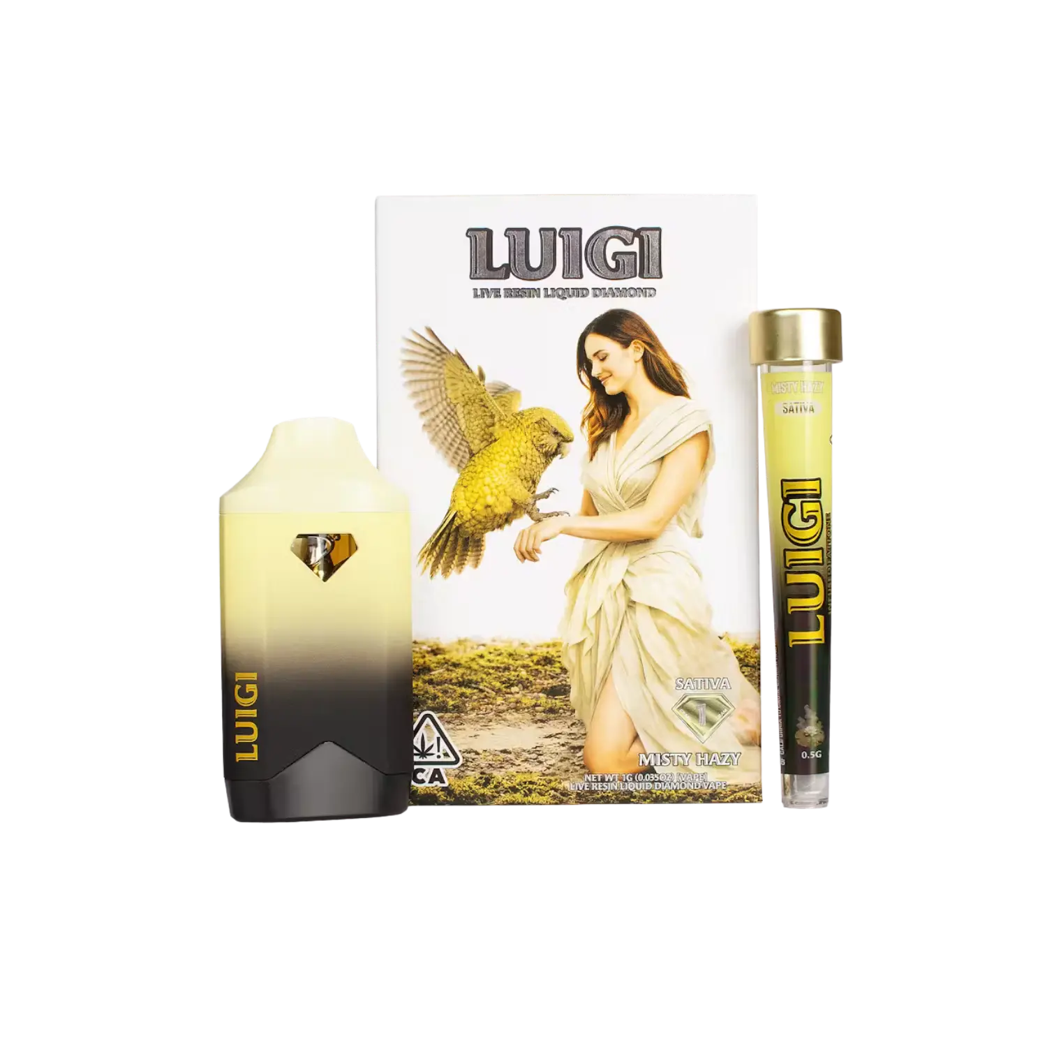 Luigi — V10 AIO Dual Pack — Misty Hazy
