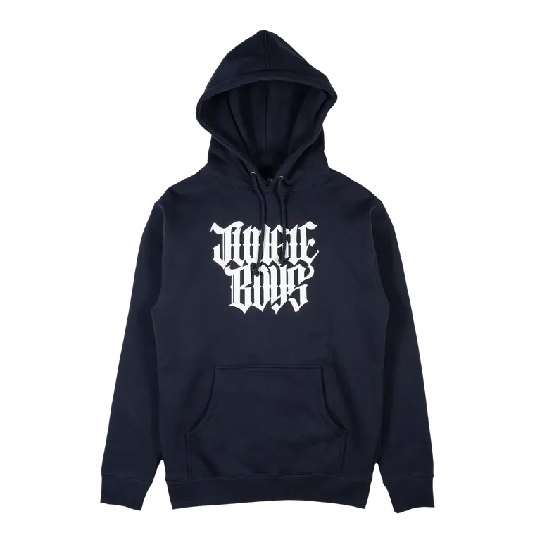 Script Hoodie (Navy)